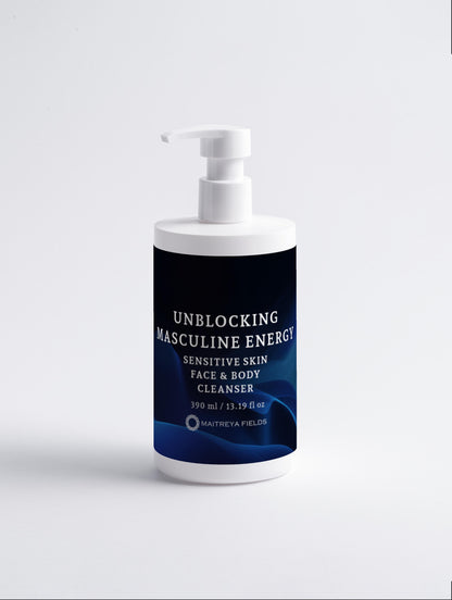UNBLOCKING MASCULINE ENERGY - Sensitive Skin Face &amp; Body Cleanser