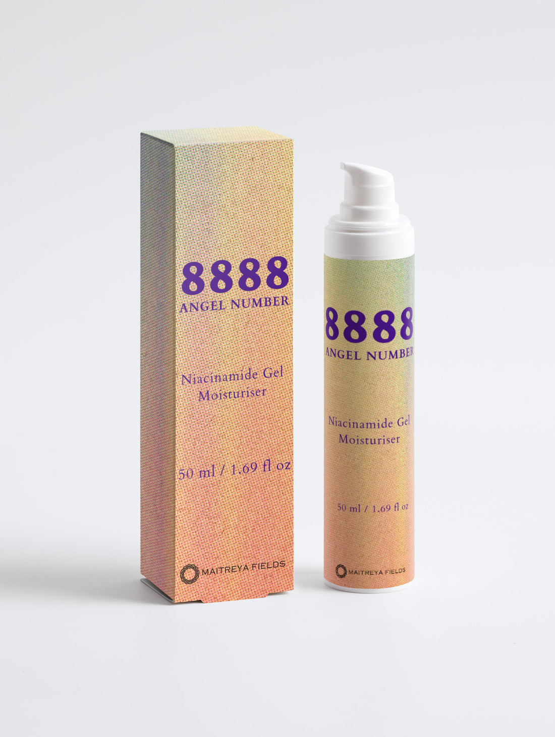 8888 Angel Number - Niacinamide Gel Moisturiser