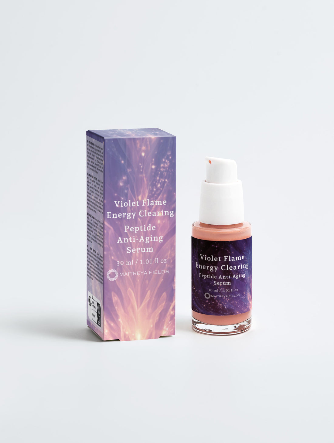 Violet Flame Energy Clearing - Peptide Anti-Aging Serum