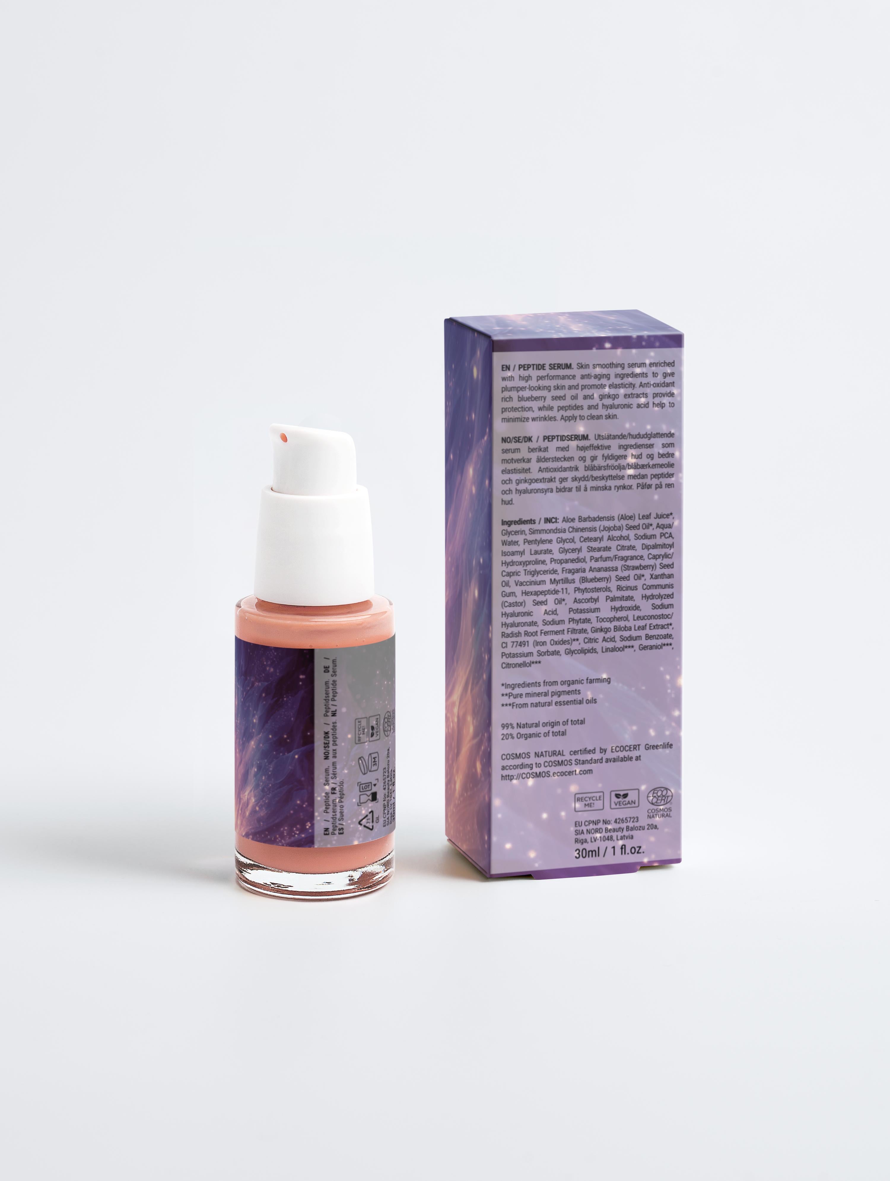 Violet Flame Energy Clearing - Peptide Anti-Aging Serum