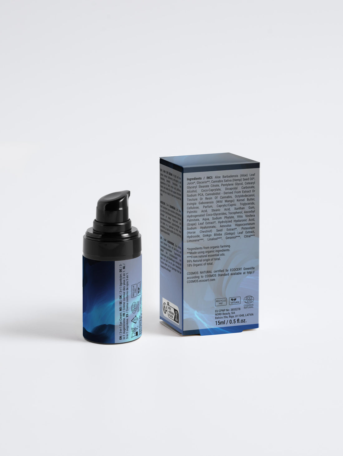 GEERDETE MÄNNLICHE PRÄSENZ – 3-in-1 Augencreme für Männer