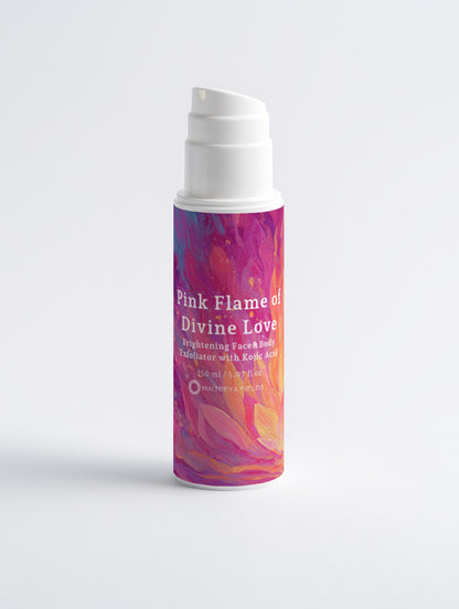 Pink Flame of Divine Love - Brightening Face&amp;Body Exfoliator with Kojic Acid