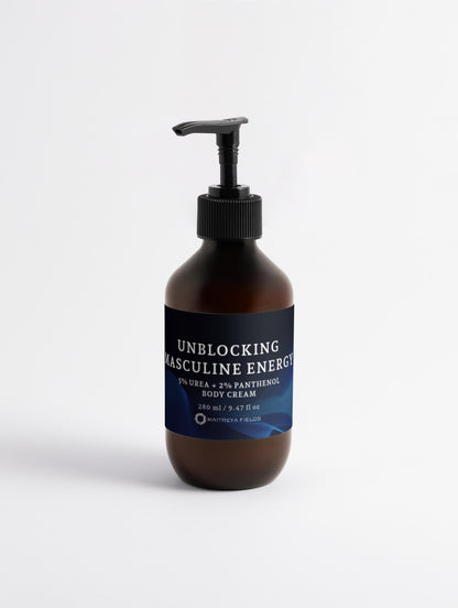 UNBLOCKING MASCULINE ENERGY - 5% Urea + 2% Panthenol Body Cream