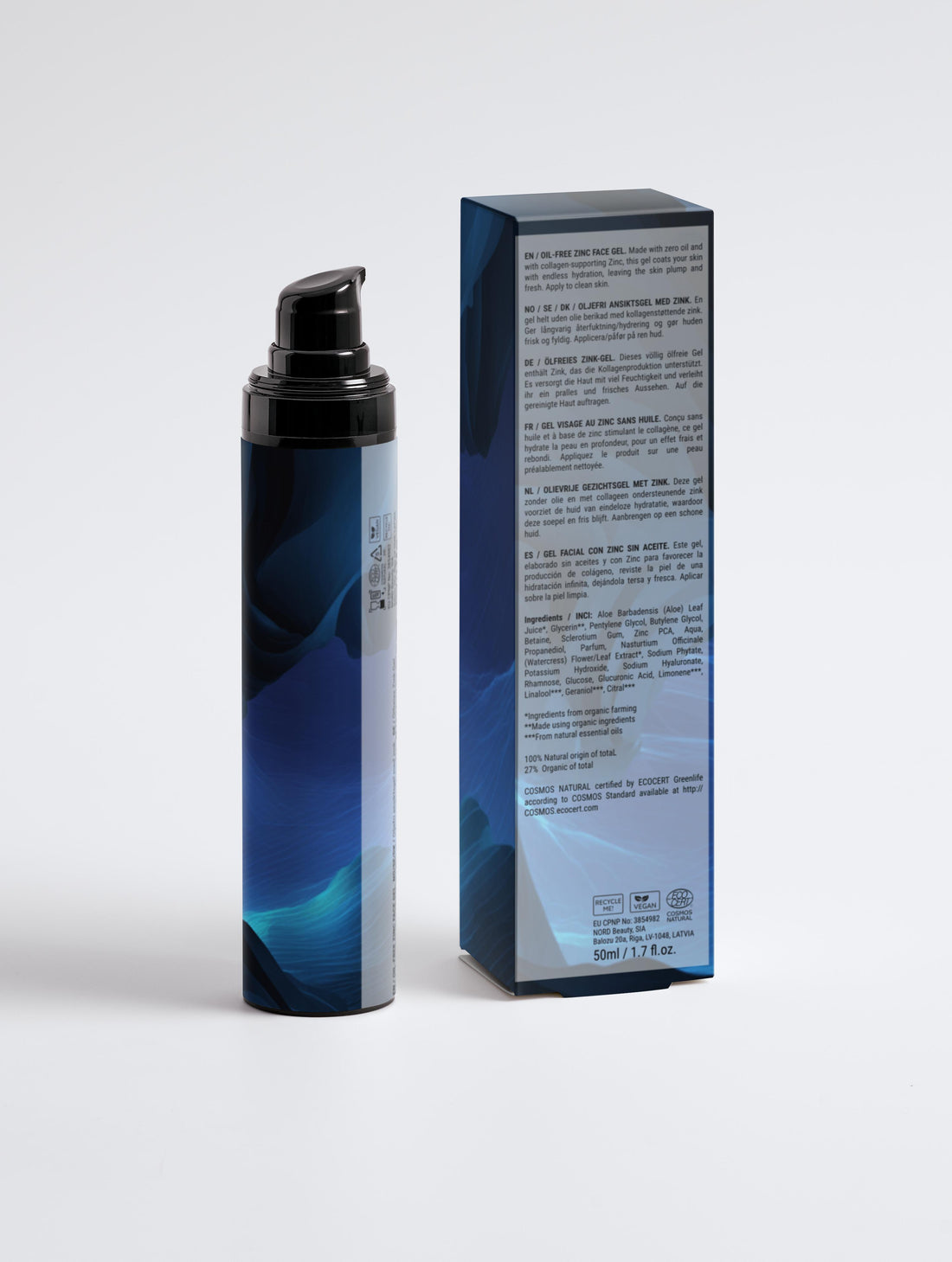 GROUNDED MASCULINE PRESENCE - Oil-Free Zinc Face Gel for Men