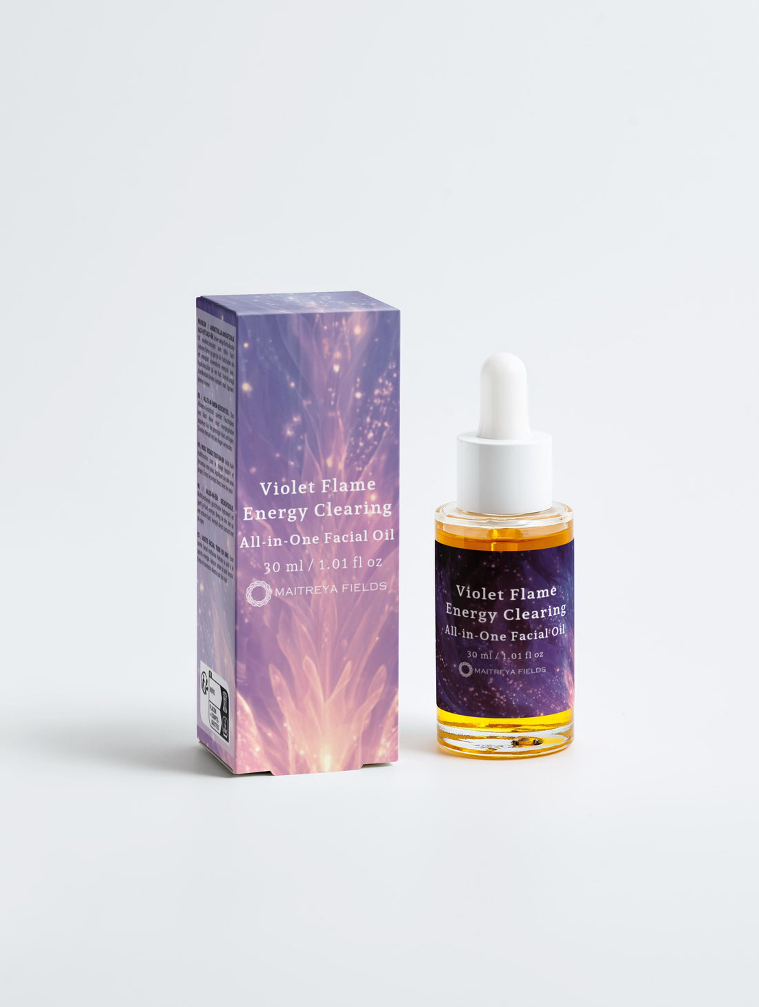 Violet Flame Energy Clearing - All-In-One Facial Oil