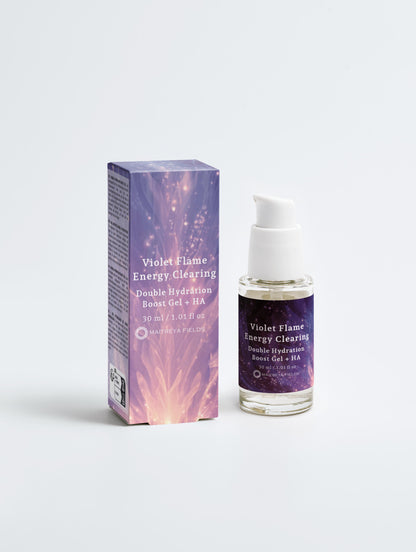Violet Flame Energy Clearing - Double Hydration Boost Gel + HA