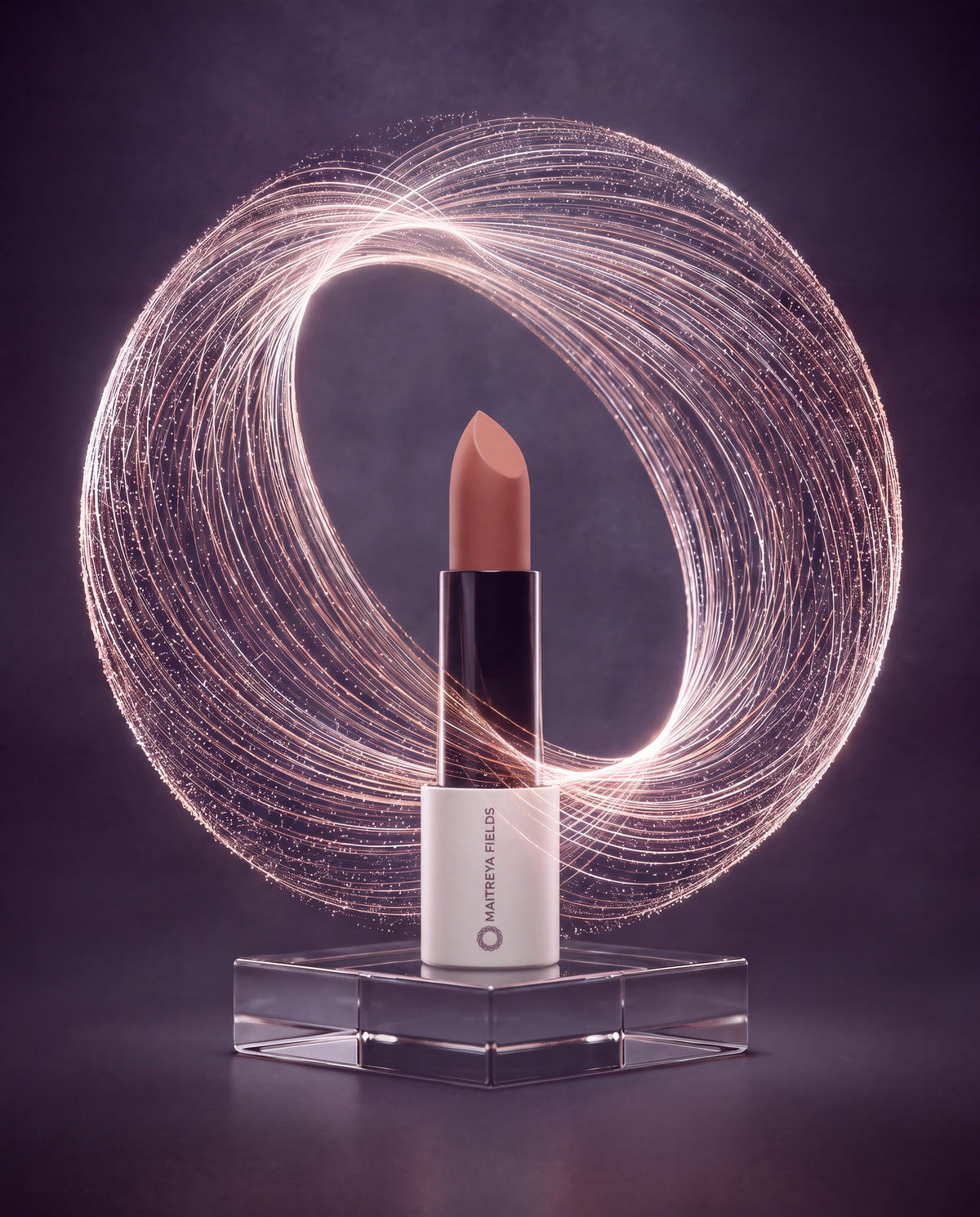 Velvet Aura - Matte Lipstick, Terracotta Nude - energy field