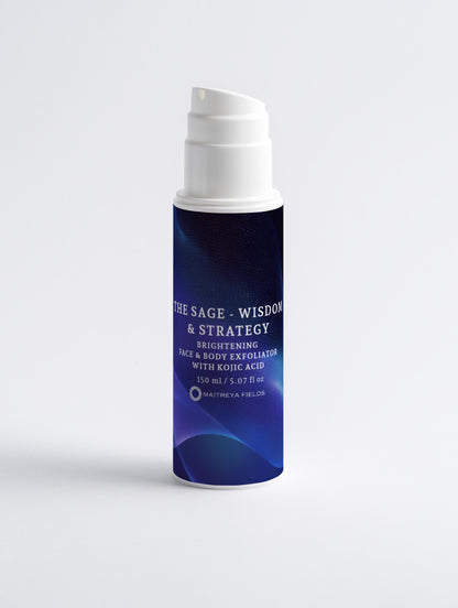 THE SAGE - WISDOM &amp; STRATEGY - Brightening Face&amp;Body Exfoliator with Kojic Acid