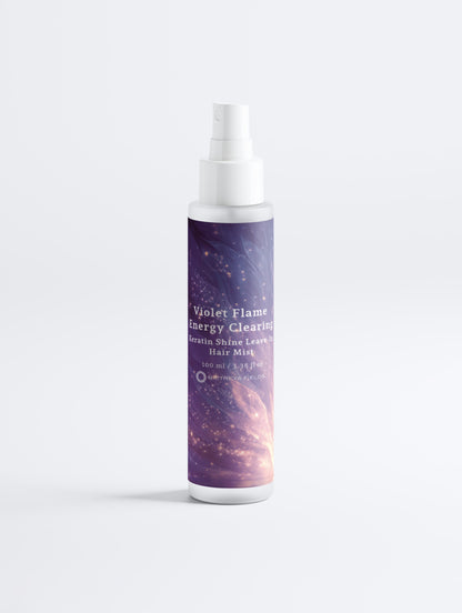 Violet Flame Energy Clearing - Keratin Shine Leave-In Hair Mist
