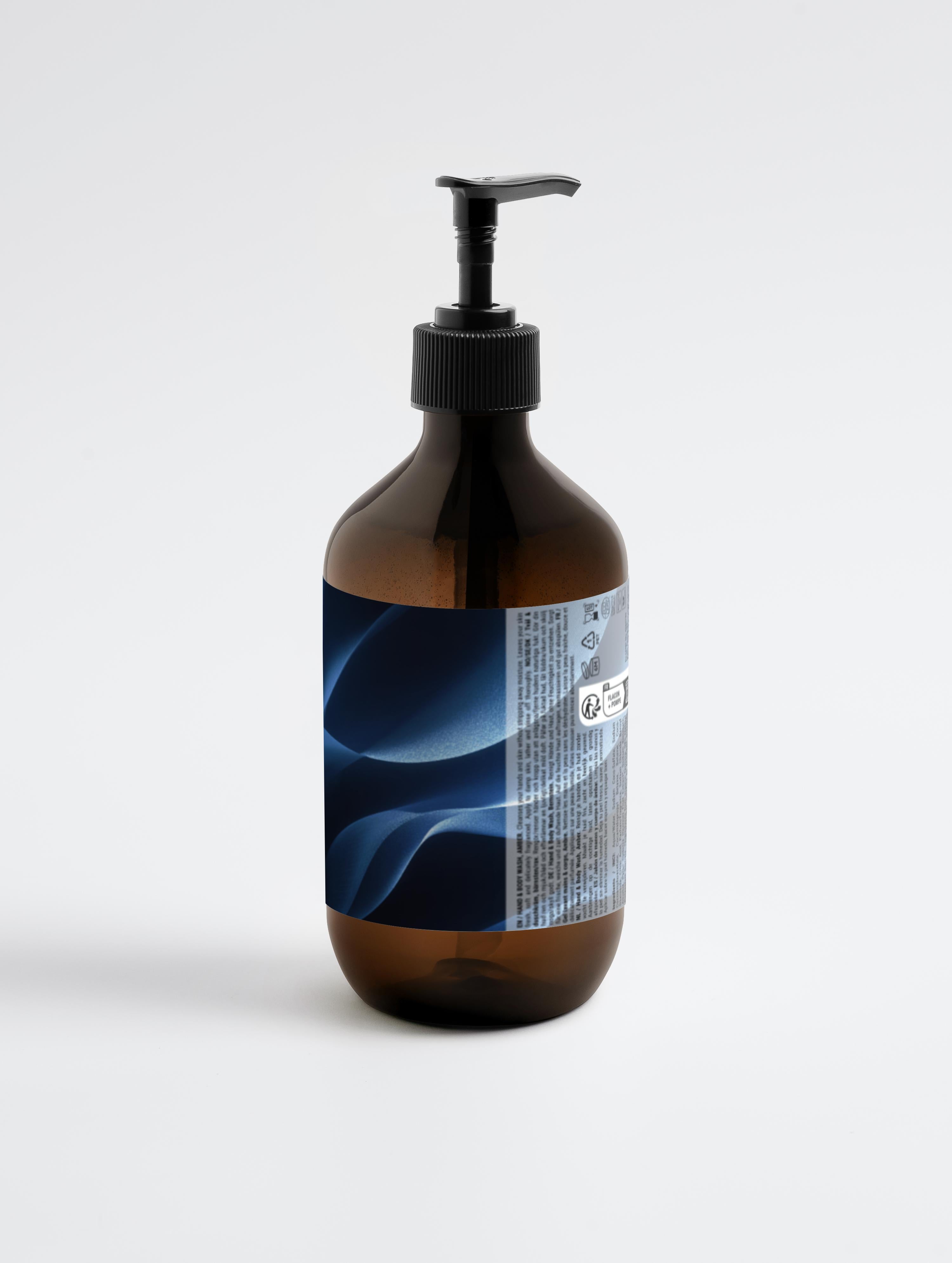 EMOTIONAL STABILITY &amp; CALM MASCULINE HEART - Hand &amp; Body Wash, Patchouli &amp; Amber Vanilla
