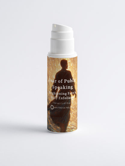 Fear of Public Speaking - Brightening Face&amp;Body Exfoliator with Kojic Acid