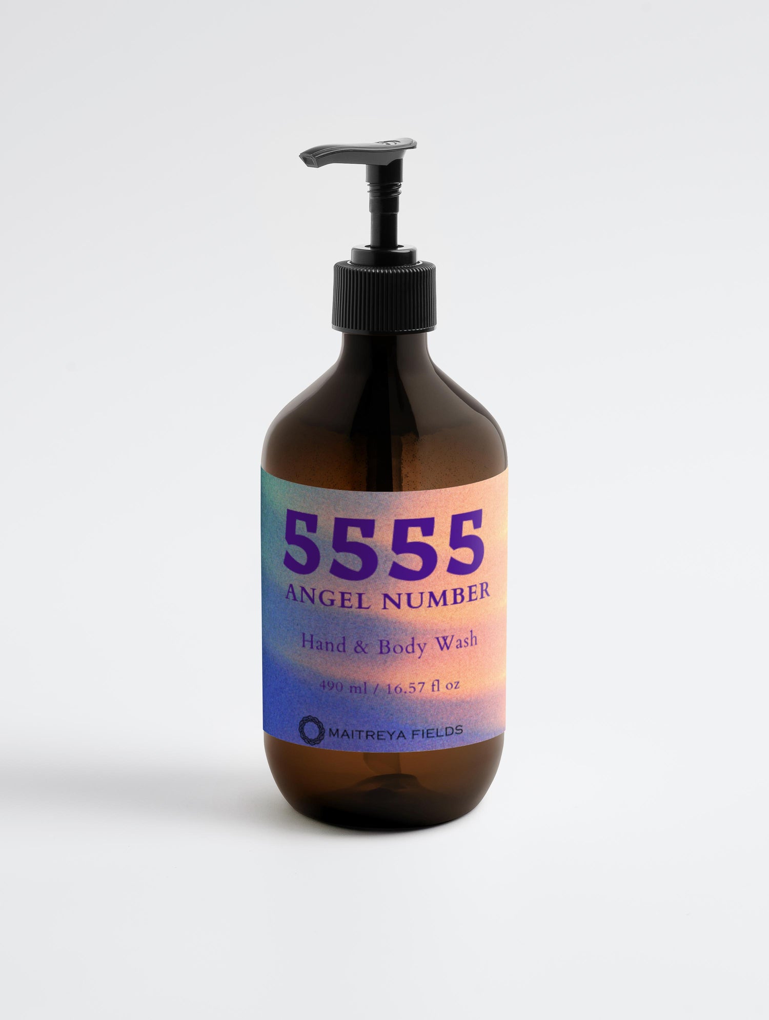 5555 Angel Number - Hand &amp; Body Wash, Ginger &amp; Smoky Cardamom