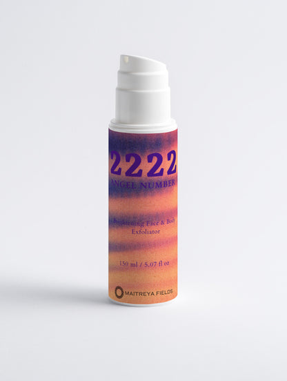 2222 Angel Number - Brightening Face&amp;Body Exfoliator with Kojic Acid