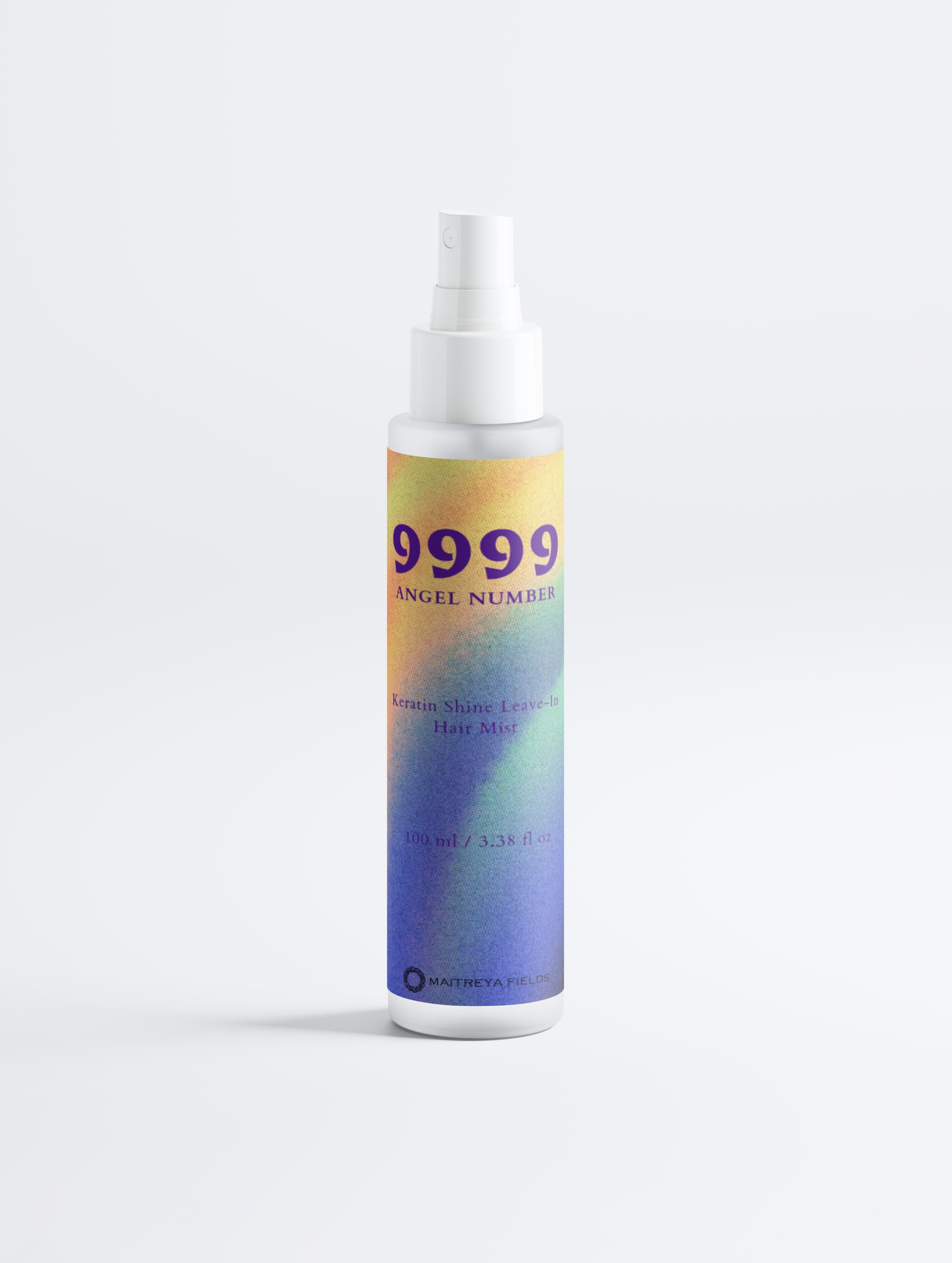 9999 Angel Number - Keratin Shine Leave-In Hair Mist