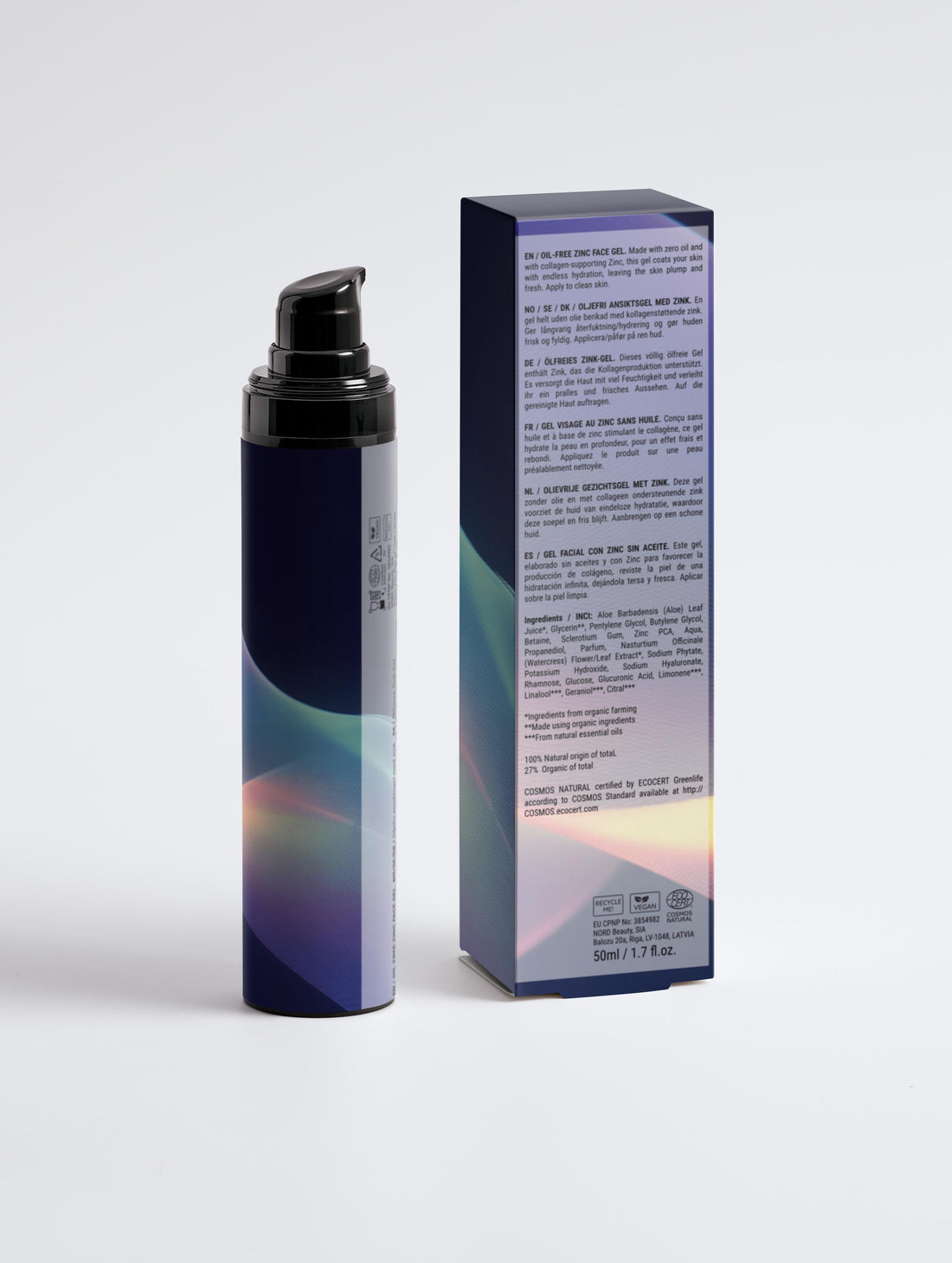 THE LOVER - PASSION &amp; EMOTIONAL DEPTH - Oil-Free Zinc Face Gel for Men