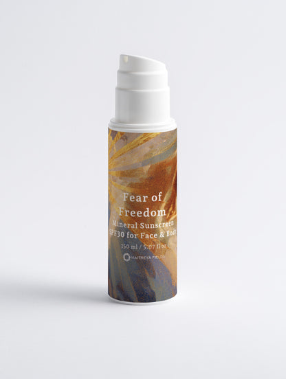Fear of Freedom - Mineral Sunscreen SPF30 for Face &amp; Body, no tint