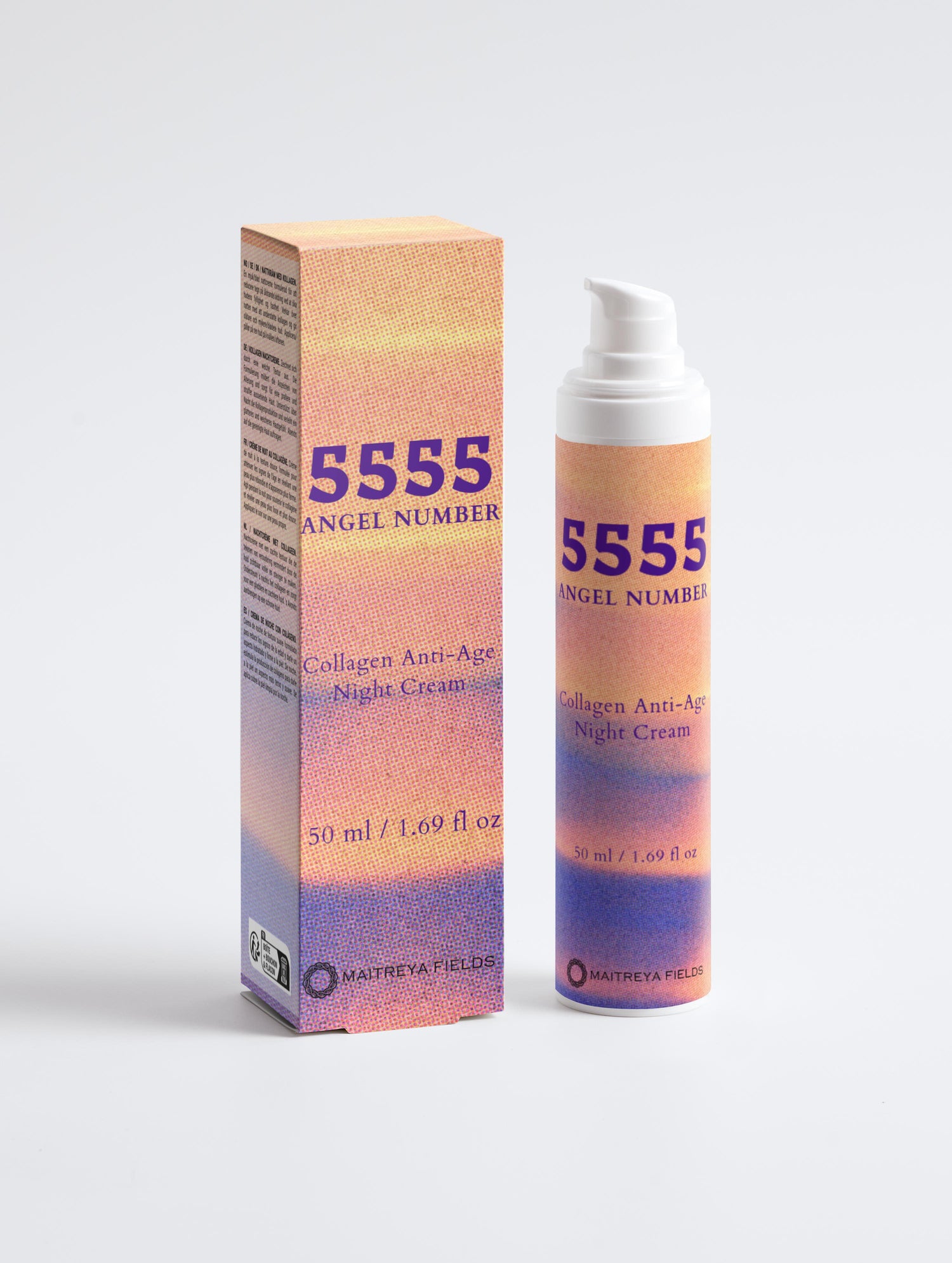 5555 Angel Number - Collagen Anti-Age Night Cream