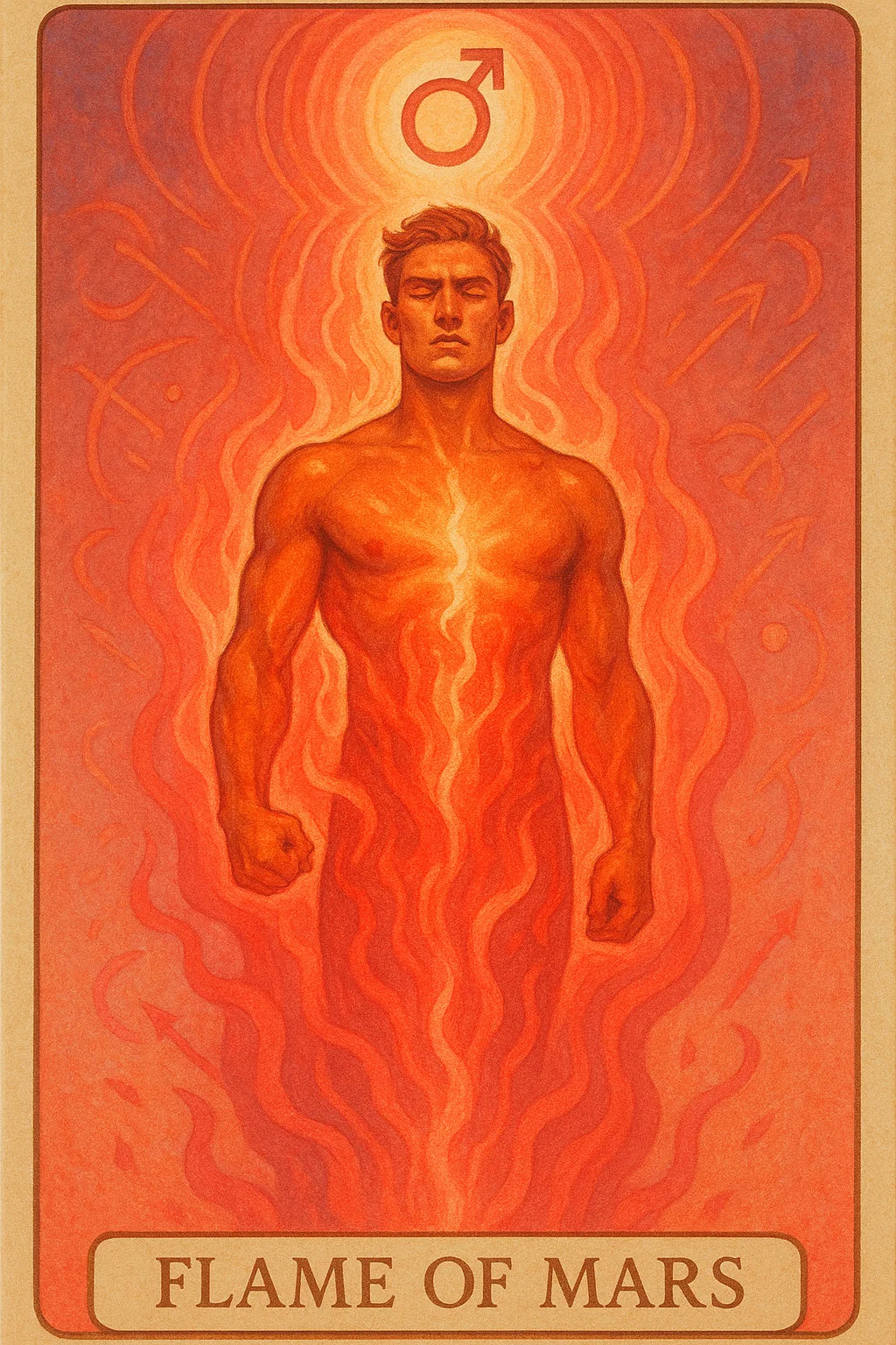 ♂ Flame of Mars - Infused with Maitreya Reiki
