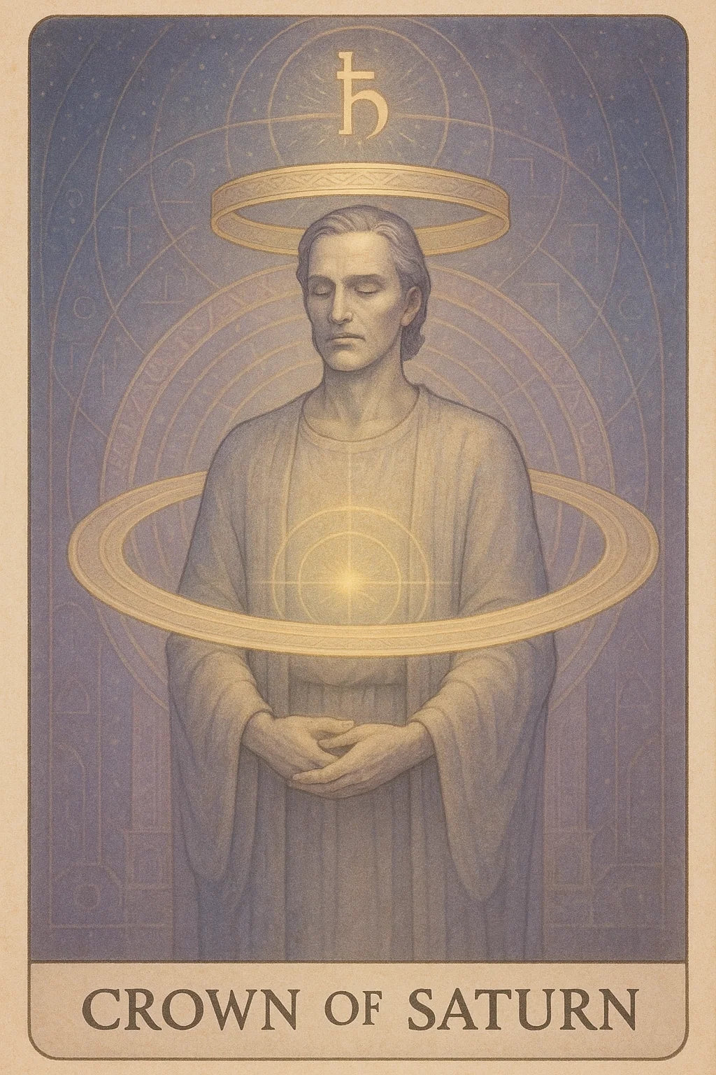 ♄ Crown of Saturn - Infused with Maitreya Reiki