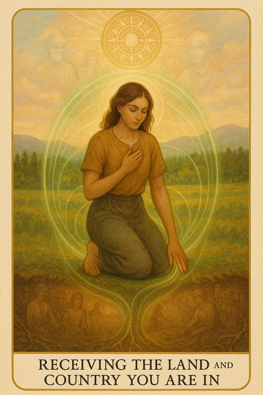 RECEIVING THE LAND AND COUNTRY YOU ARE IN