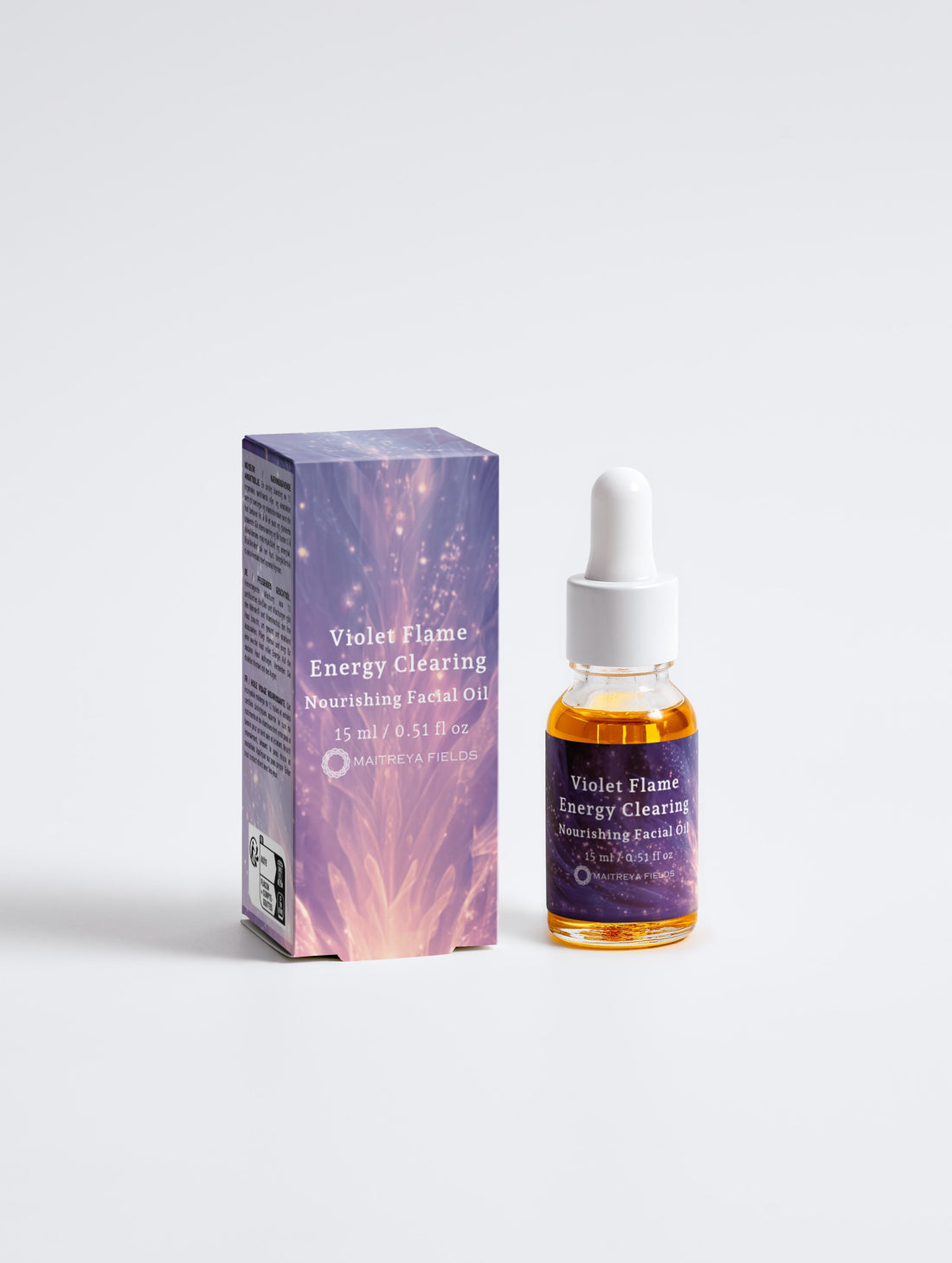 Violet Flame Energy Clearing - Nourishing Facial Oil