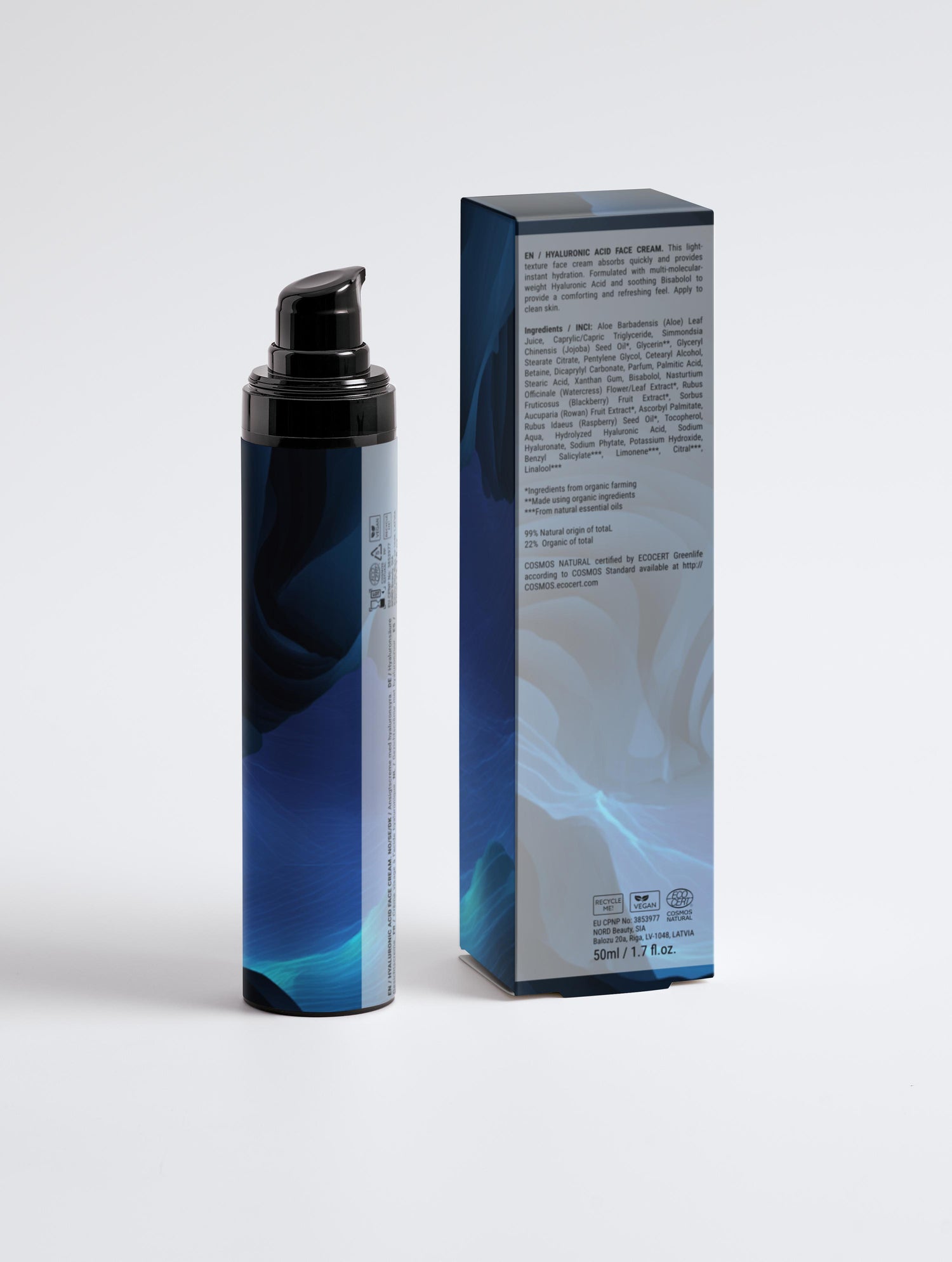 GROUNDED MASCULINE PRESENCE - Hyaluronic Acid Face Cream for Men