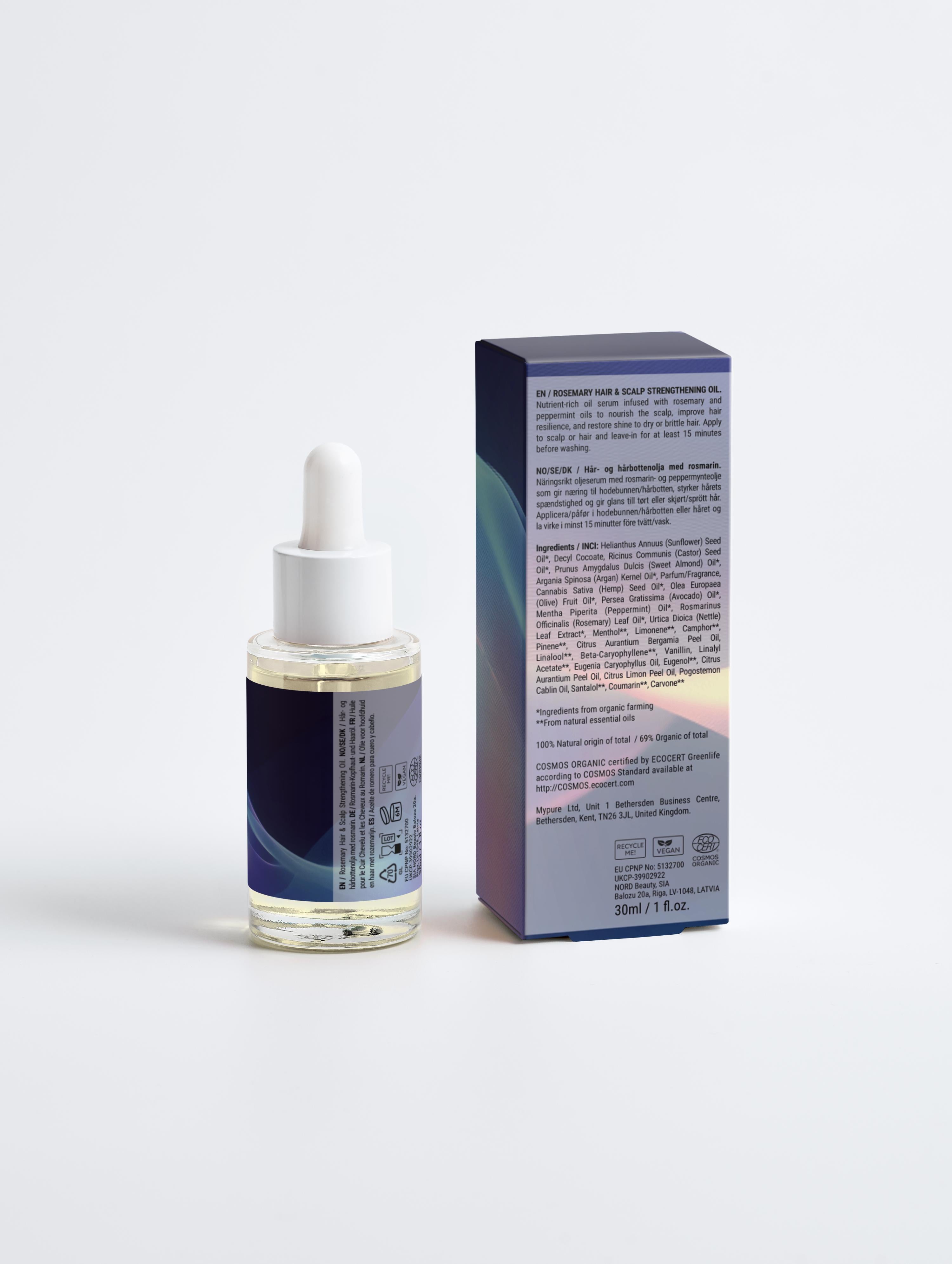 THE LOVER - PASSION &amp; EMOTIONAL DEPTH - Rosemary Hair &amp; Scalp Strengthening Oil