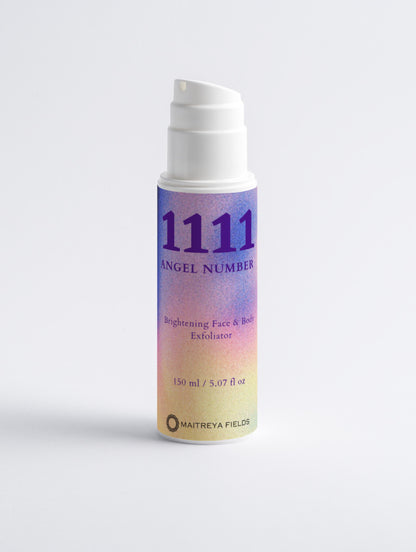 1111 Angel Number - Brightening Face&amp;Body Exfoliator with Kojic Acid
