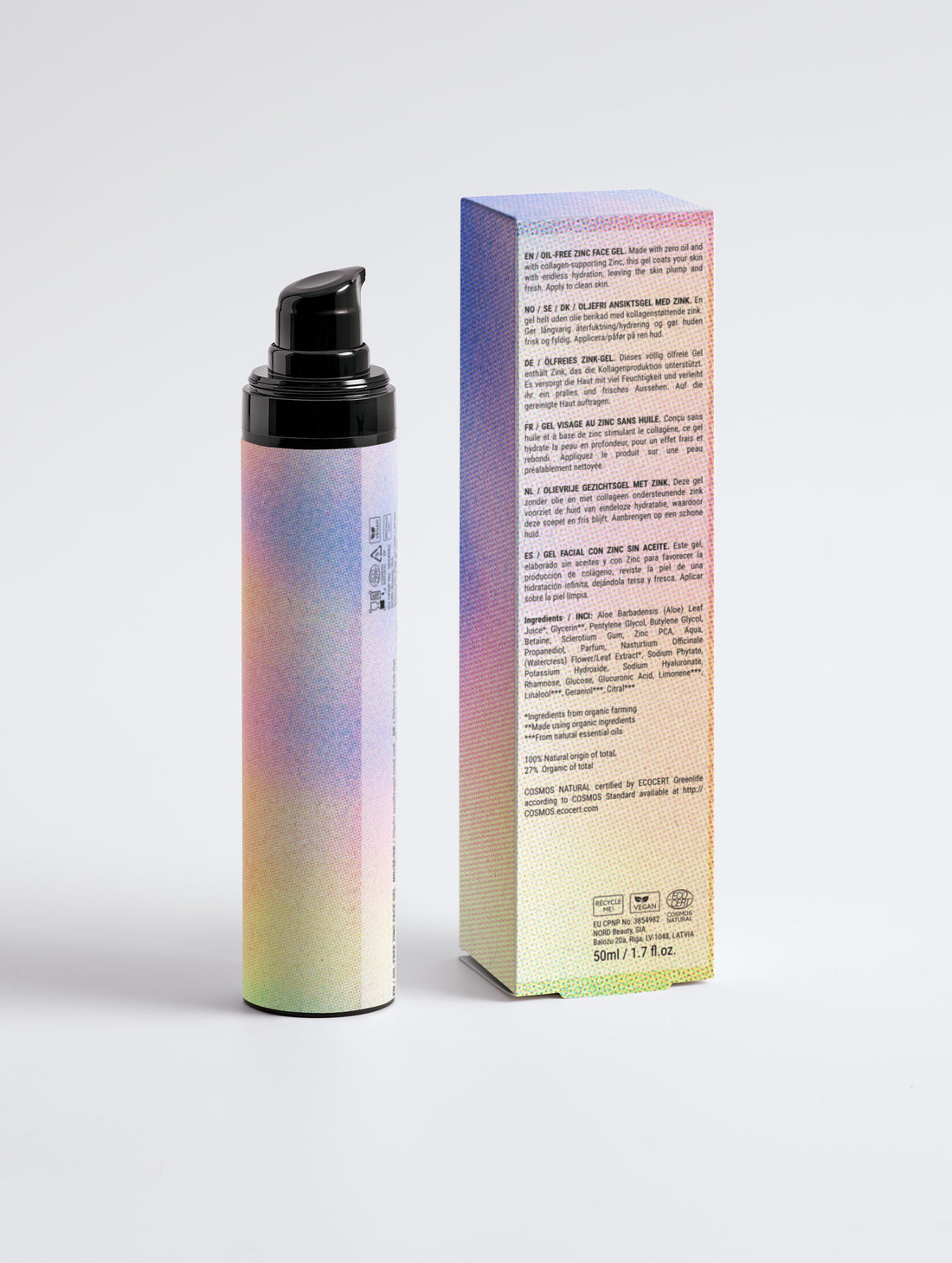 1111 Angel Number - Oil-Free Zinc Face Gel for Men