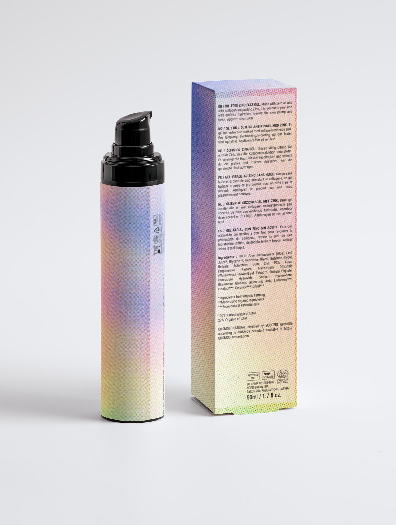 1111 Angel Number - Oil-Free Zinc Face Gel for Men