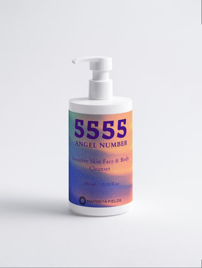 5555 Angel Number - Sensitive Skin Face &amp; Body Cleanser