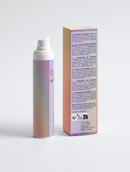 8888 Angel Number - Niacinamide Gel Moisturiser