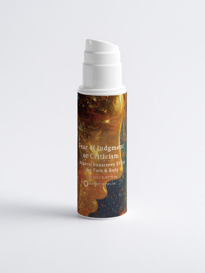 Fear of Judgment or Criticism - Mineral Sunscreen SPF30 for Face &amp; Body, no tint