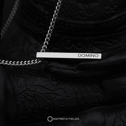 Enhancing Manifestation and Gratitude - The Domino Pendant 123 / Chrysopoeia Series / Maitreya Fields - Energetically Programmed