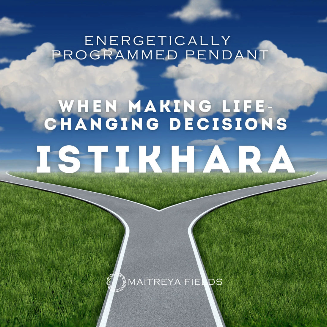 Istikhara: The Prayer of Seeking Guidance Pendant 125 / Chrysopoeia Series / Maitreya Fields - Energetically Programmed