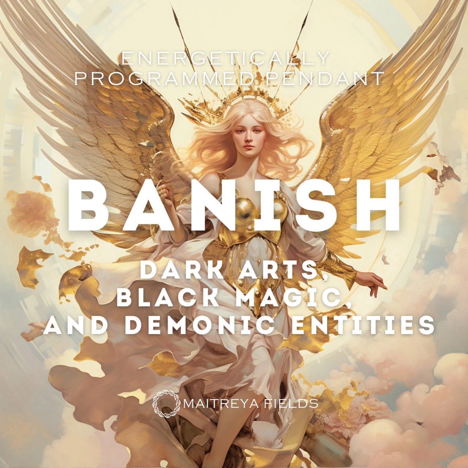 Saint Cyprian’s Prayer Pendant 110 / Chrysopoeia Series / Maitreya Fields - Energetically Programmed