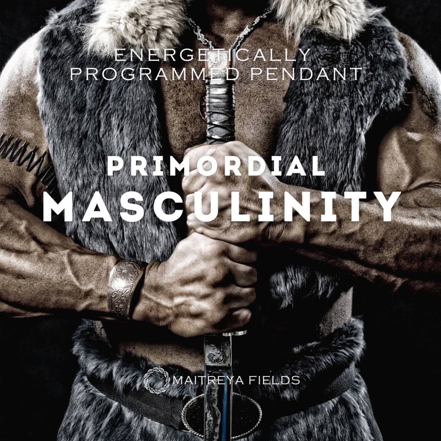 Apollo Perfect Masculine Beauty Pendant 170 / Chrysopoeia Series / Maitreya Fields - Energetically Programmed