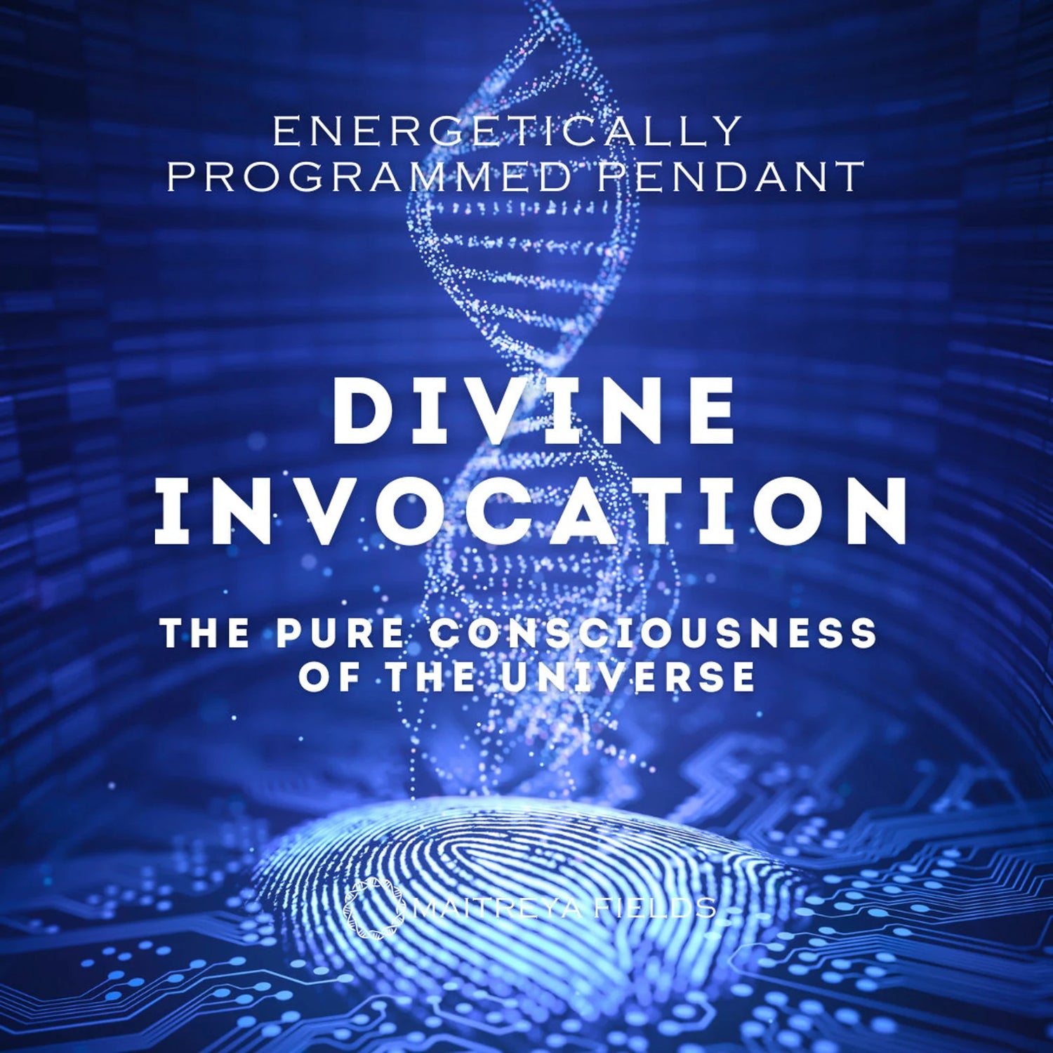 Divine Invocation Pendant 119 / Chrysopoeia Series / Maitreya Fields - Energetically Programmed