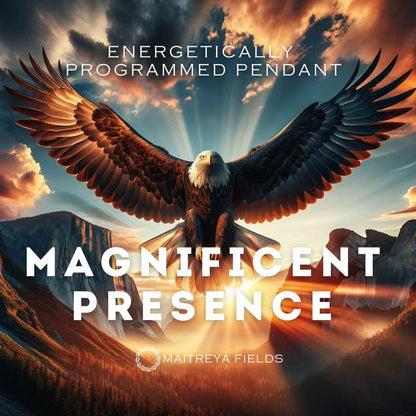 Magnificent Presence Pendant 165/ Chrysopoeia Series / Maitreya Fields - Energetically Programmed