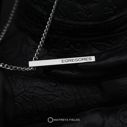 Unplug from Egregores Pendant 113 / Chrysopoeia Series / Maitreya Fields - Energetically Programmed