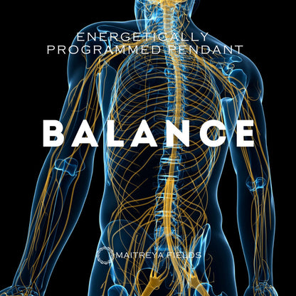 Nervous System Balance Pendant 106 / Chrysopoeia Series / Maitreya Fields - Energetically Programmed