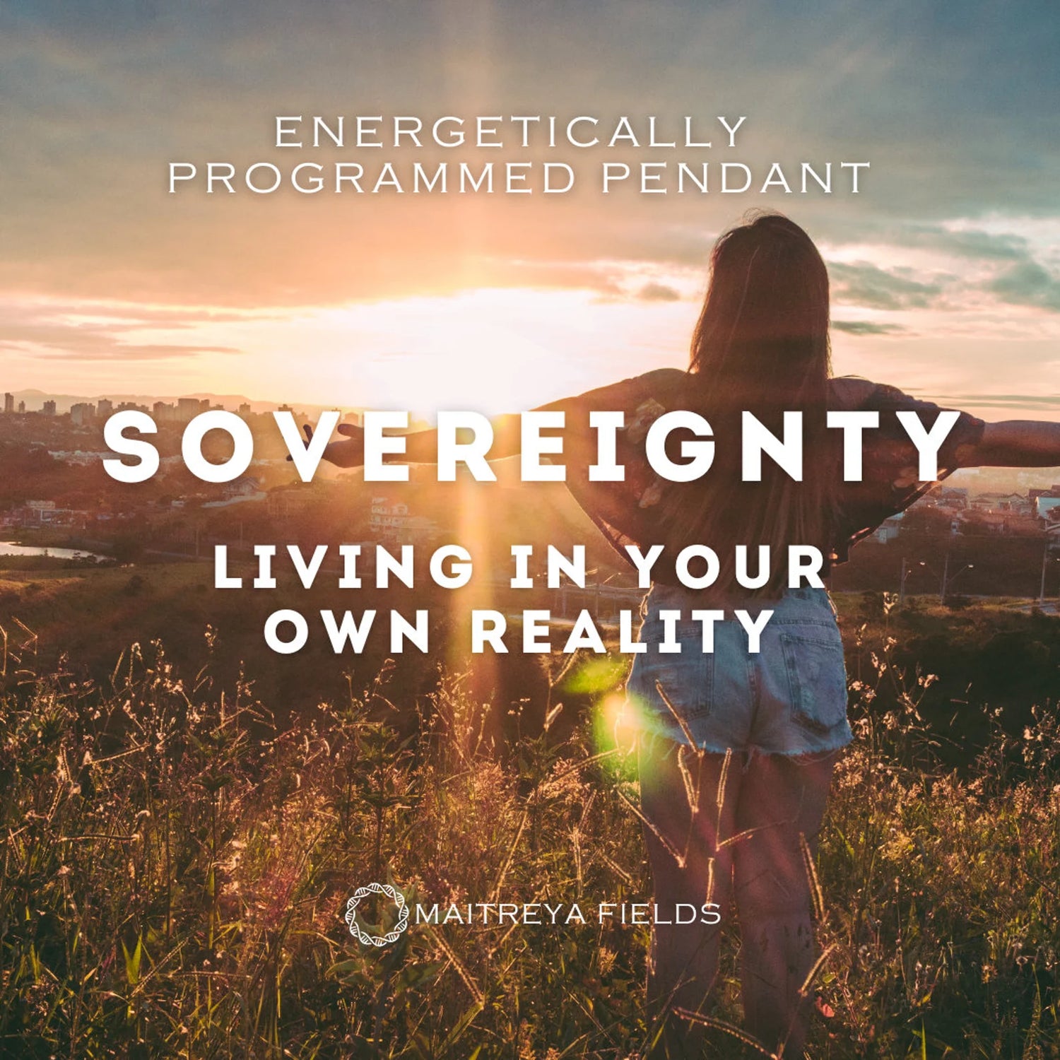 Autonomous Self Pendant 114 / Chrysopoeia Series / Maitreya Fields - Energetically Programmed