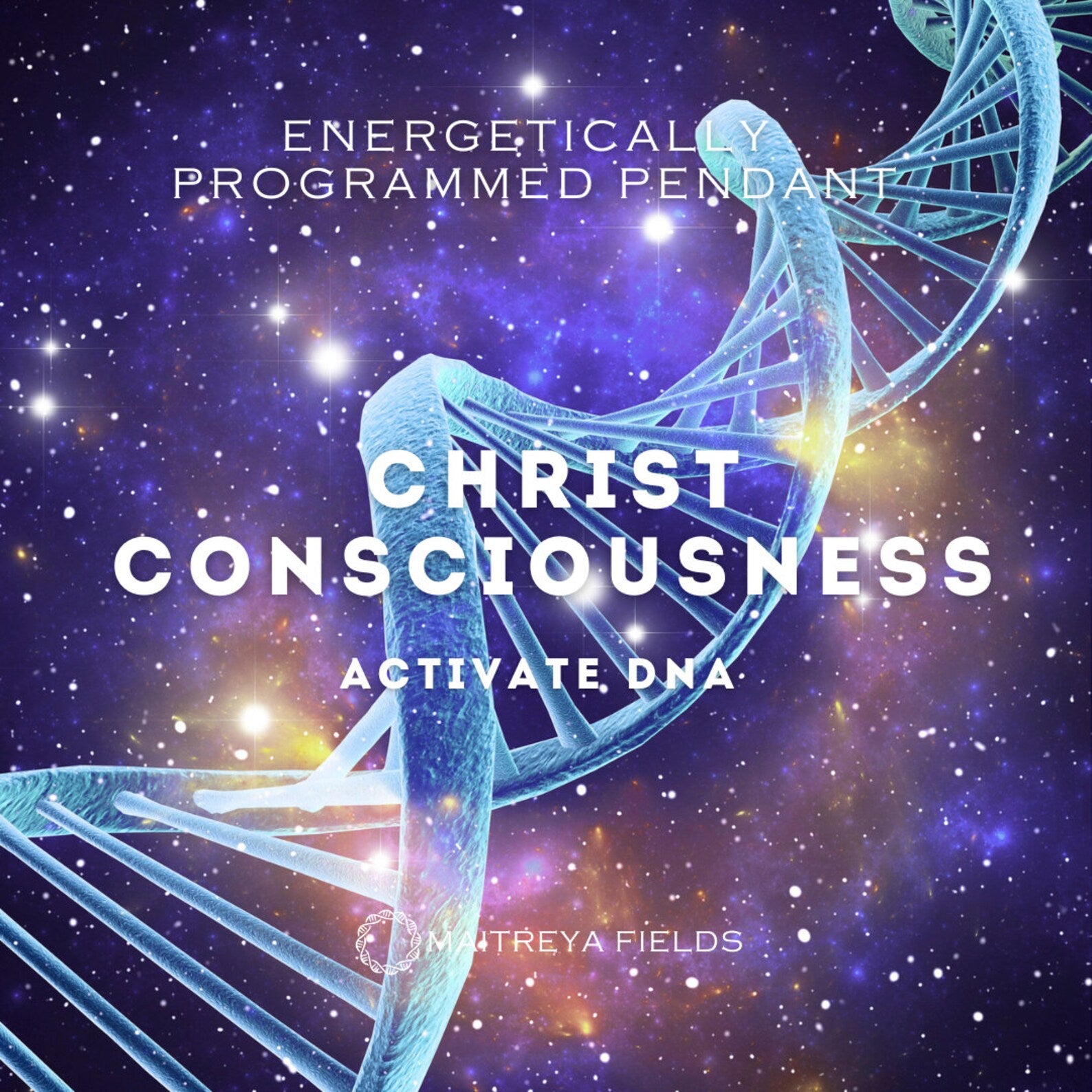 Christ Consciousness - Activate DNA Pendant 141 / Chrysopoeia Series / Maitreya Fields - Energetically Programmed