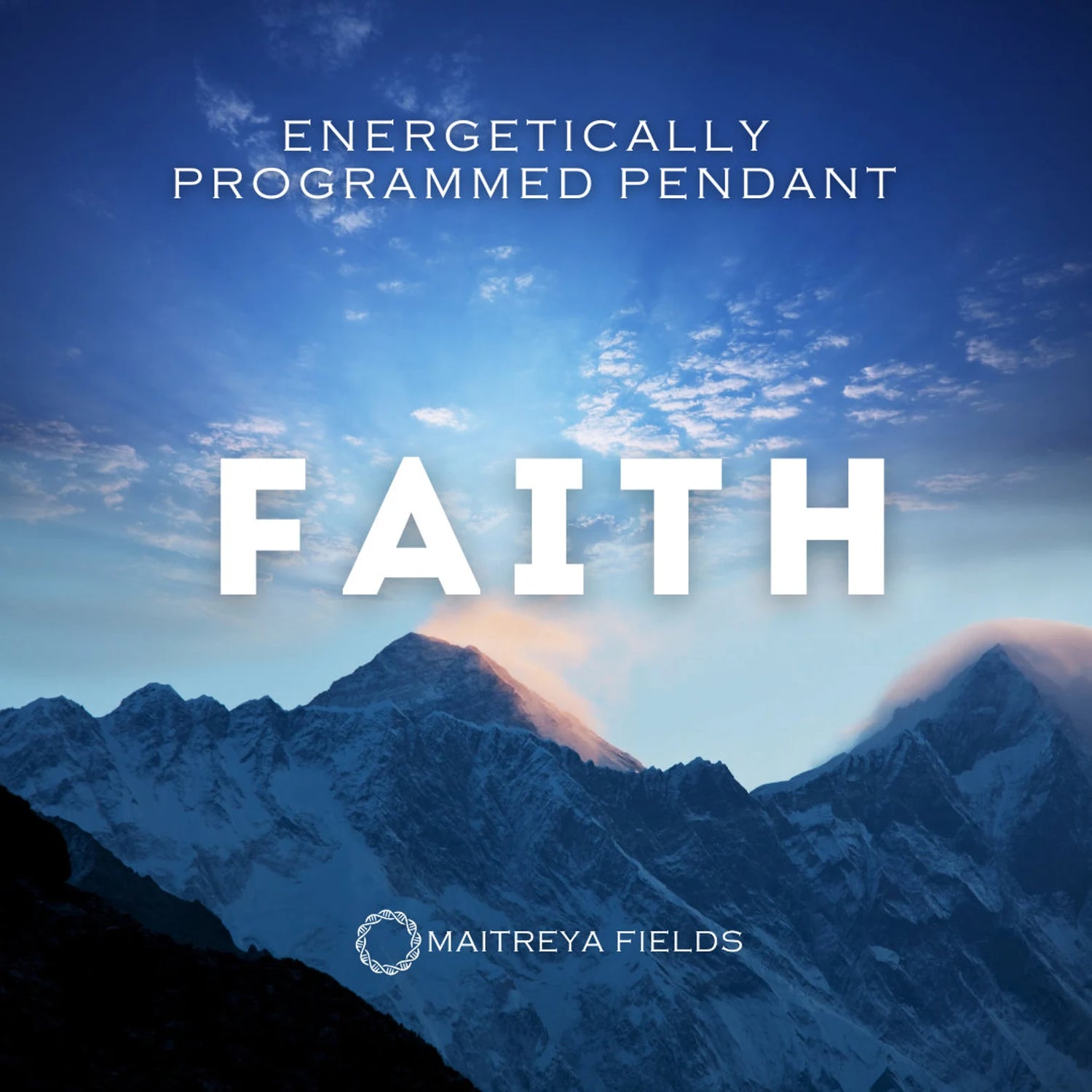 Innate Faith in God Pendant 128 / Chrysopoeia Series / Maitreya Fields - Energetically Programmed