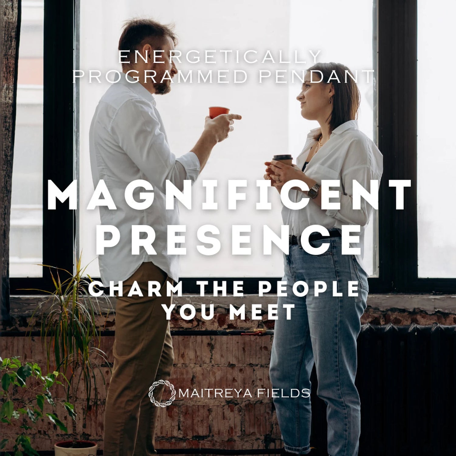 Magnificent Presence Pendant 165/ Chrysopoeia Series / Maitreya Fields - Energetically Programmed