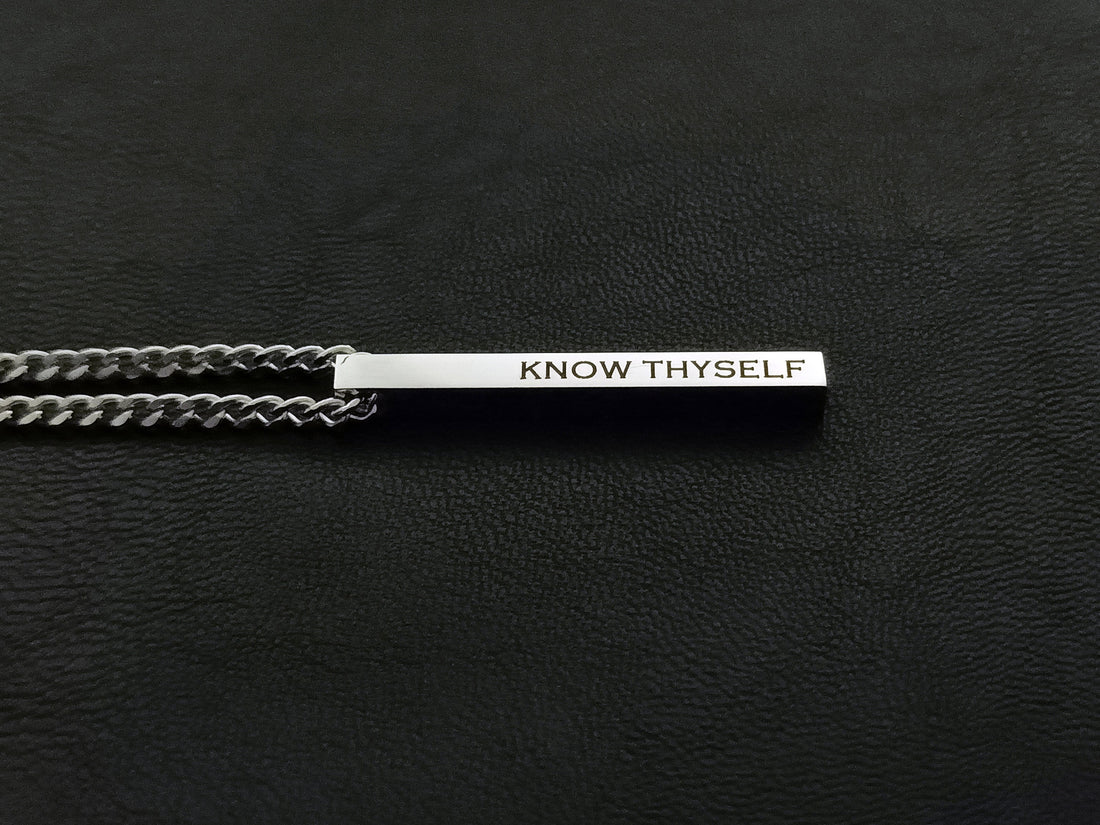 Know Thyself Pendant 24/ Chrysopoeia Series / Maitreya Fields - Energetically Programmed