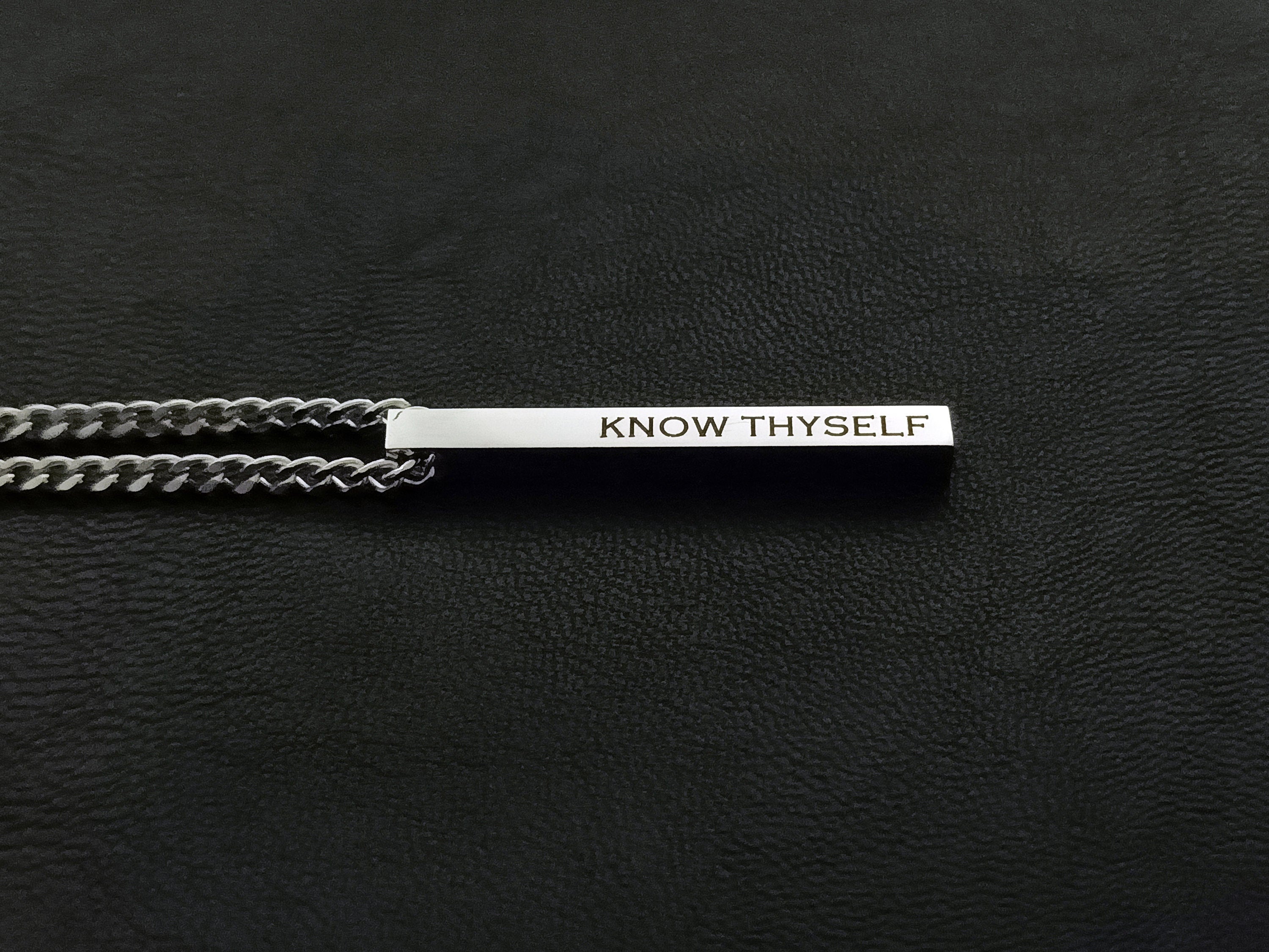 Know Thyself Pendant 24/ Chrysopoeia Series / Maitreya Fields - Energetically Programmed