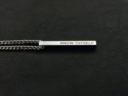 Know Thyself Pendant 24/ Chrysopoeia Series / Maitreya Fields - Energetically Programmed