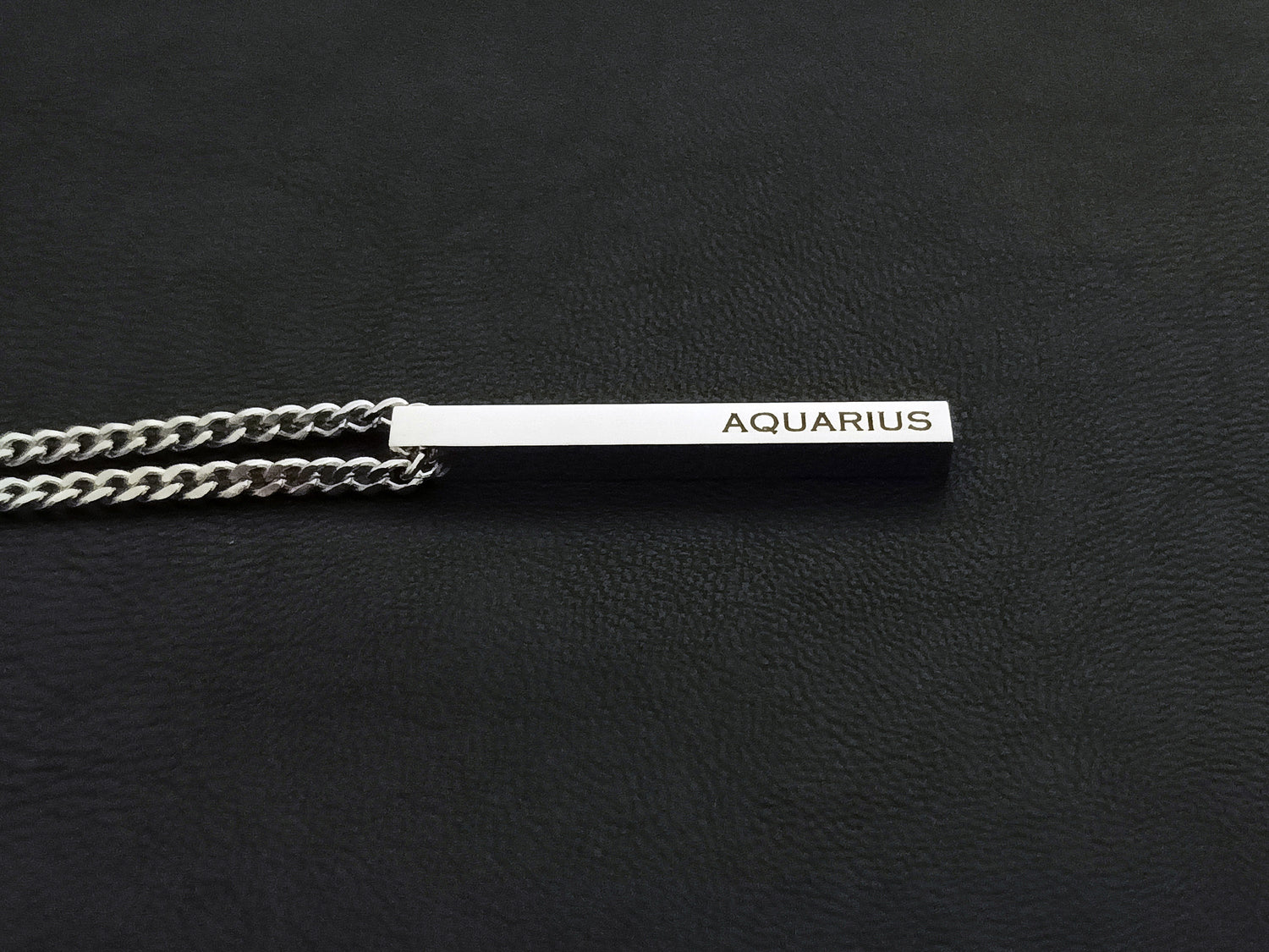 Aquarius Zodiac Sign Pendant 68 / Chrysopoeia Series / Maitreya Fields - Energetically Programmed