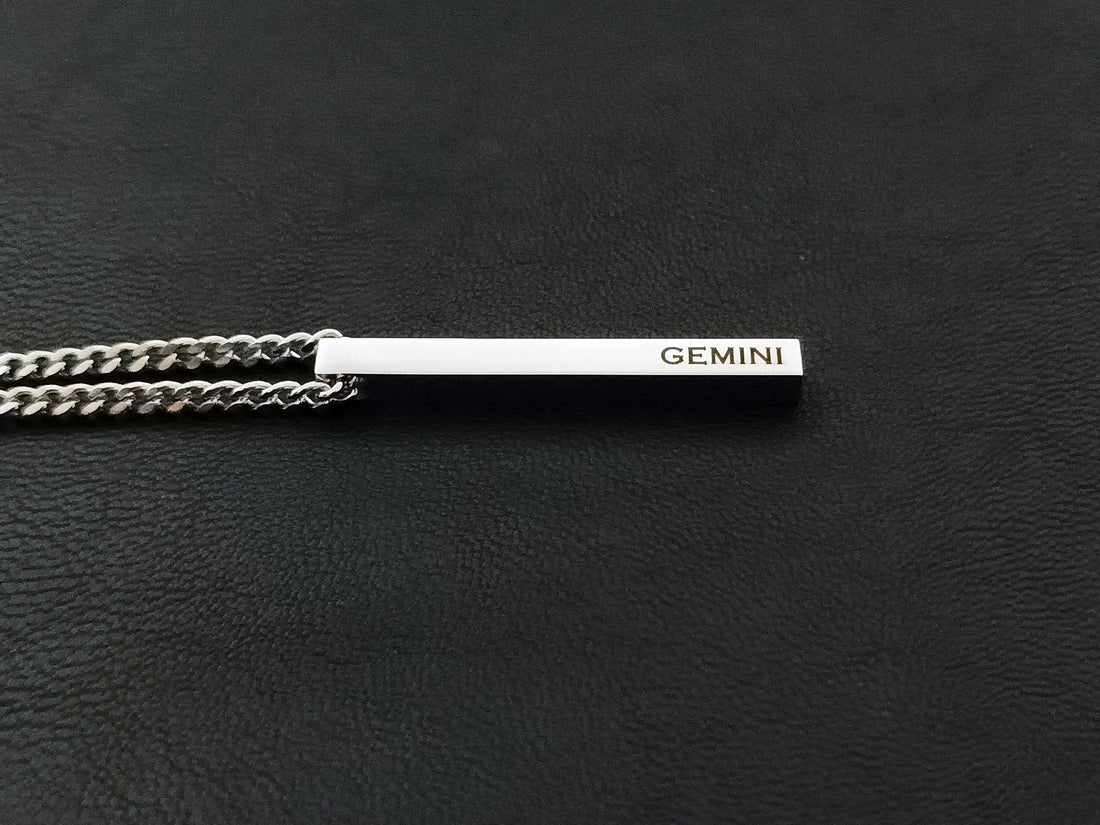 Gemini Zodiac Sign Pendant 60 / Chrysopoeia Series / Maitreya Fields - Energetically Programmed